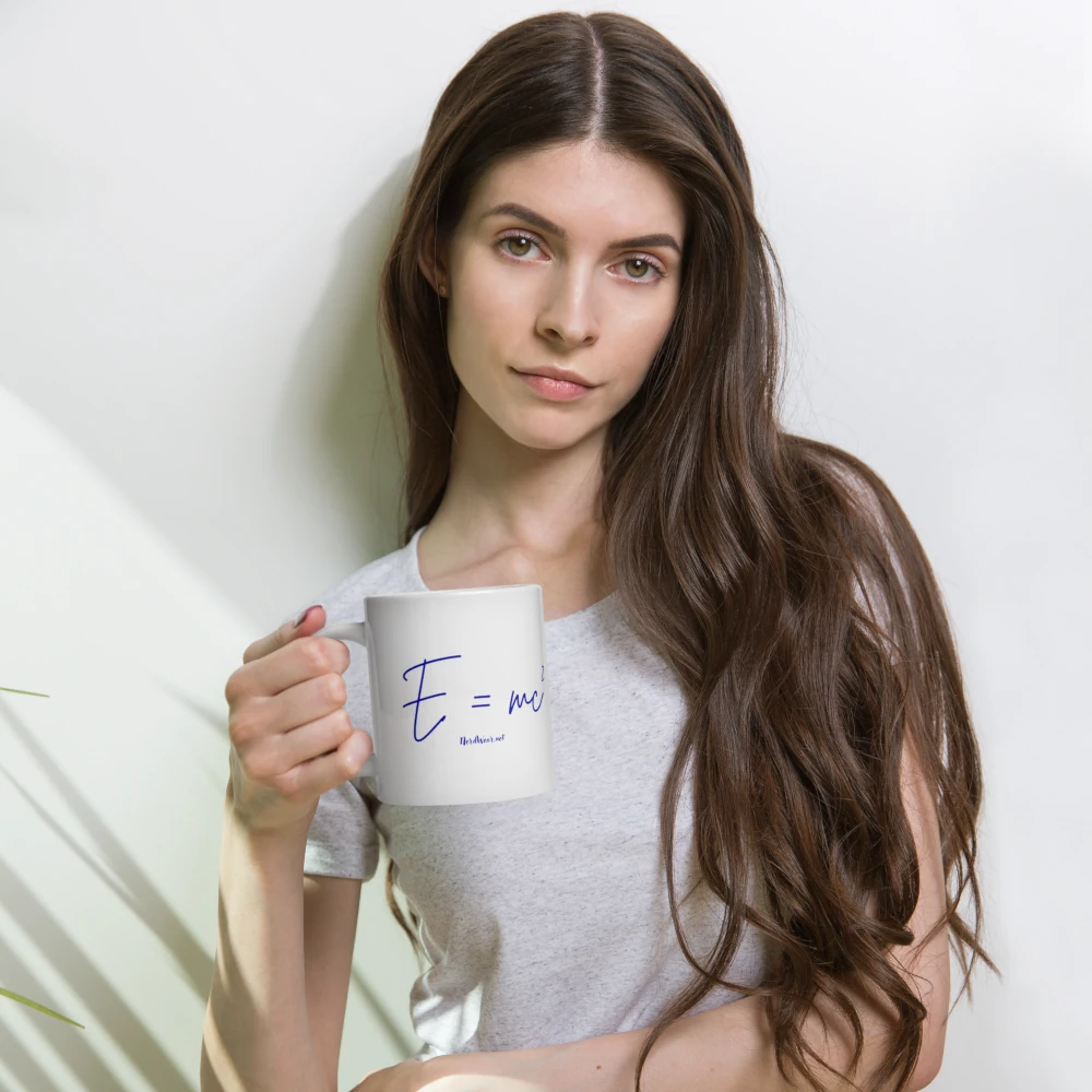 NerdWear white mug lifestyle preview