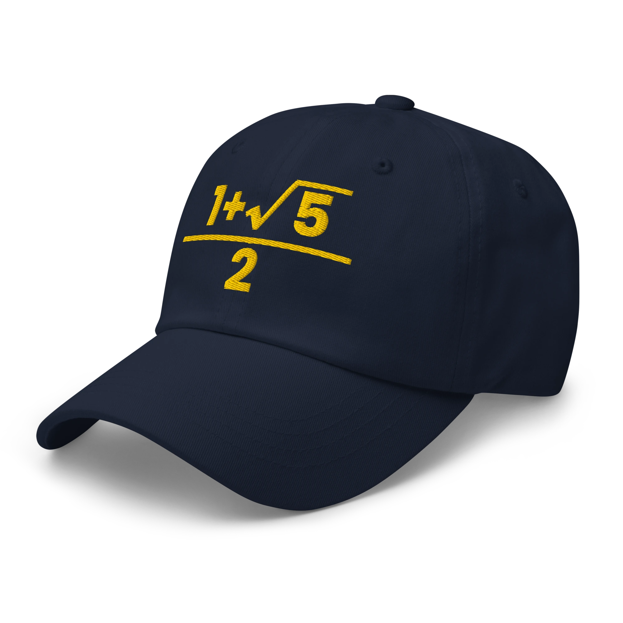 Golden Ratio hat, left-front view