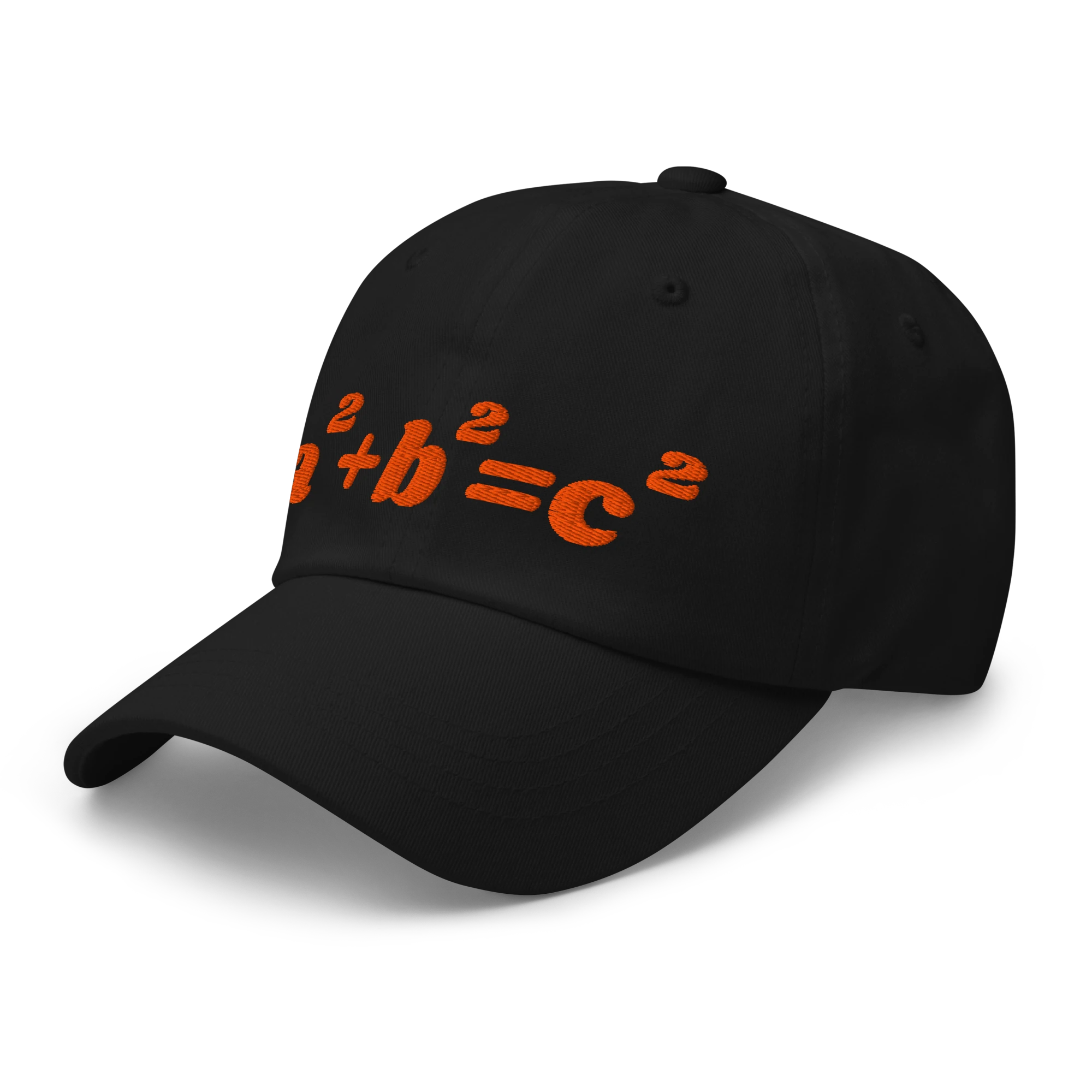 Pythagorean Theorem hat, left-front view