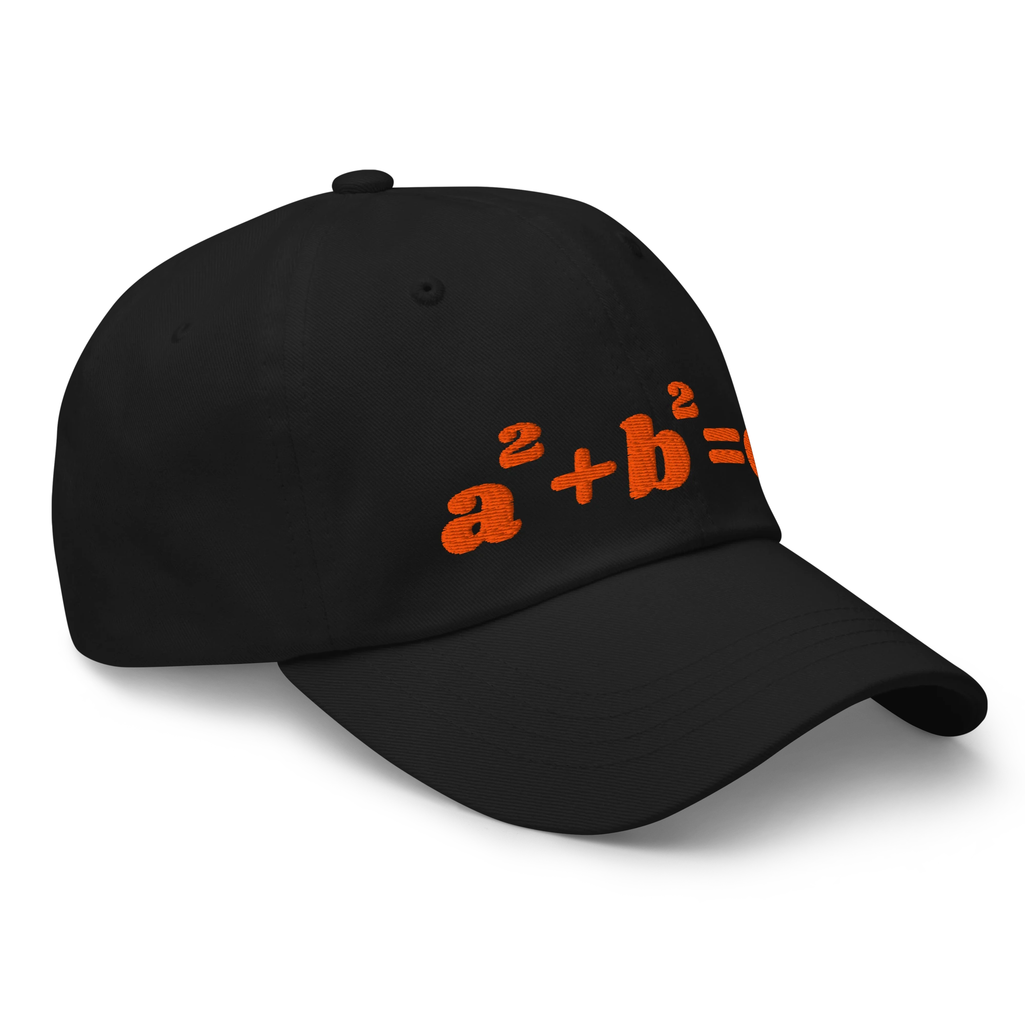 Pythagorean Theorem hat, right-front view