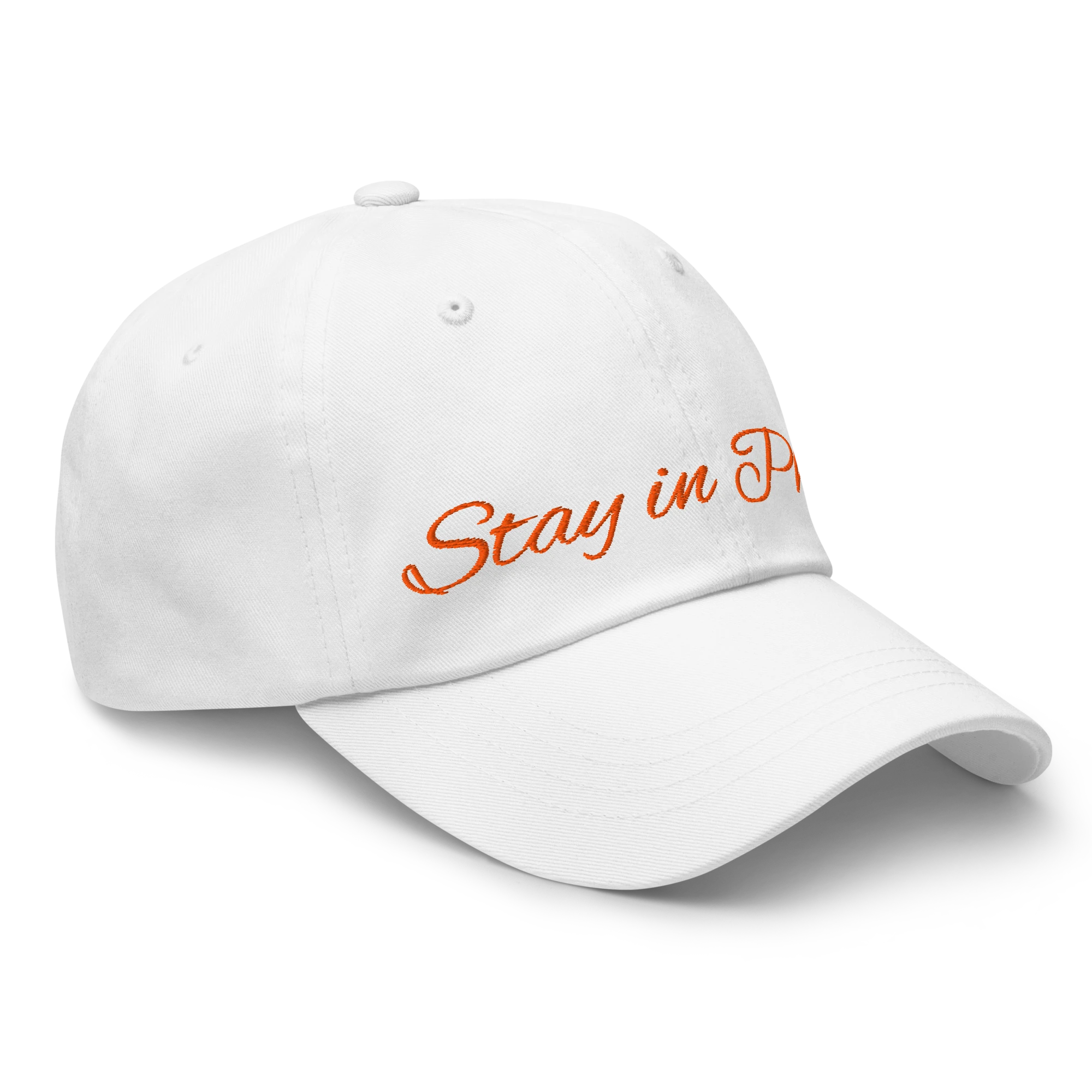 Stay in Phase hat, right-front view