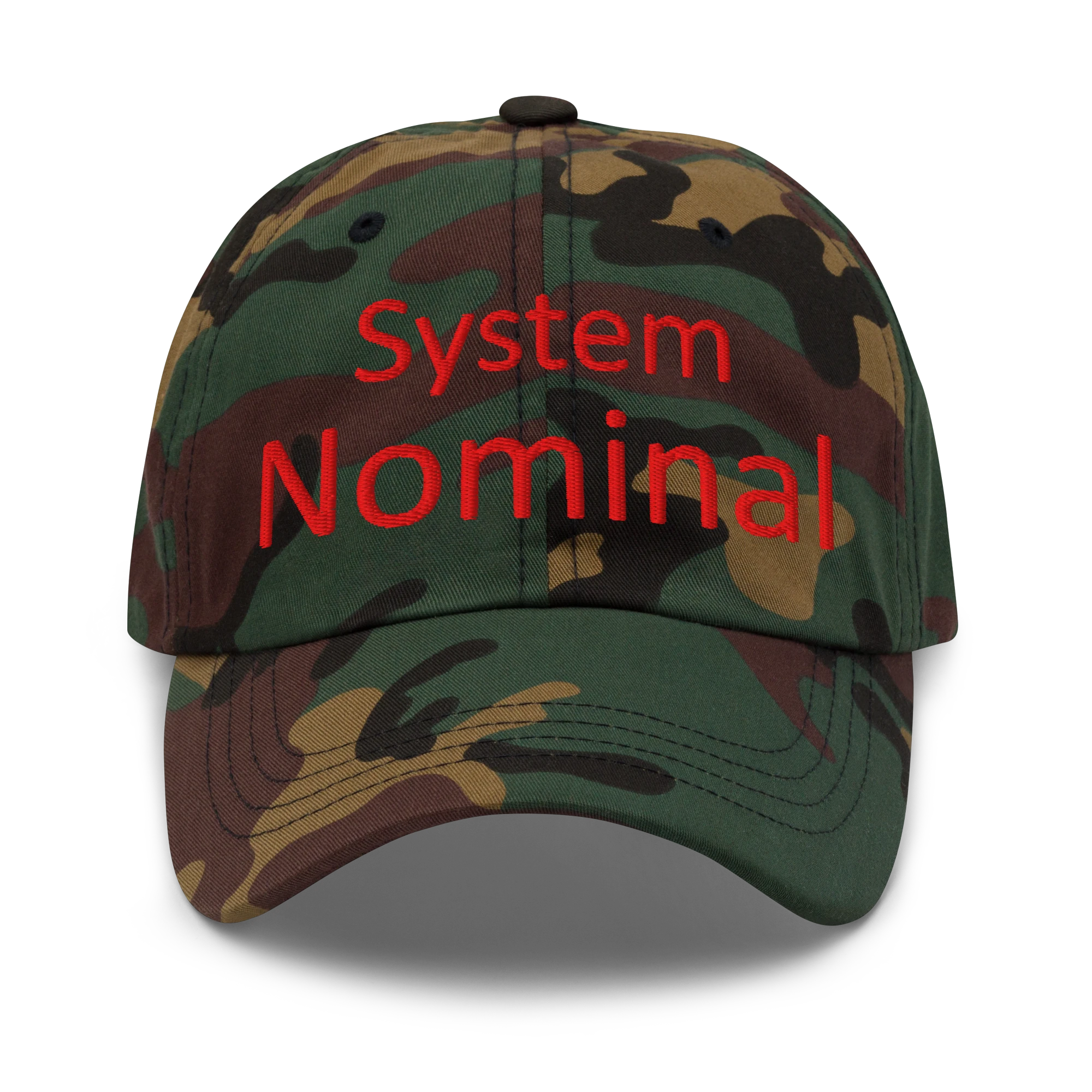 System Nominal embroidered NerdWear hat